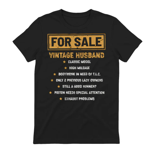 VINTAGE HUSBAND T6SHIRT