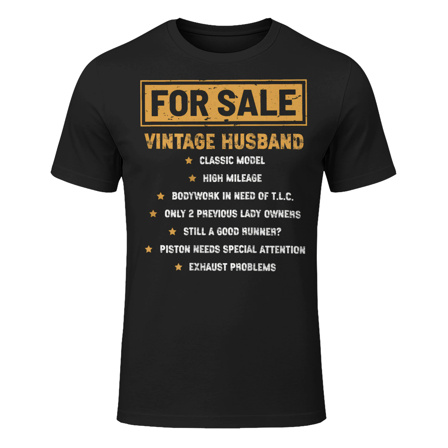 VINTAGE HUSBAND T6SHIRT l FATHER'S DAY