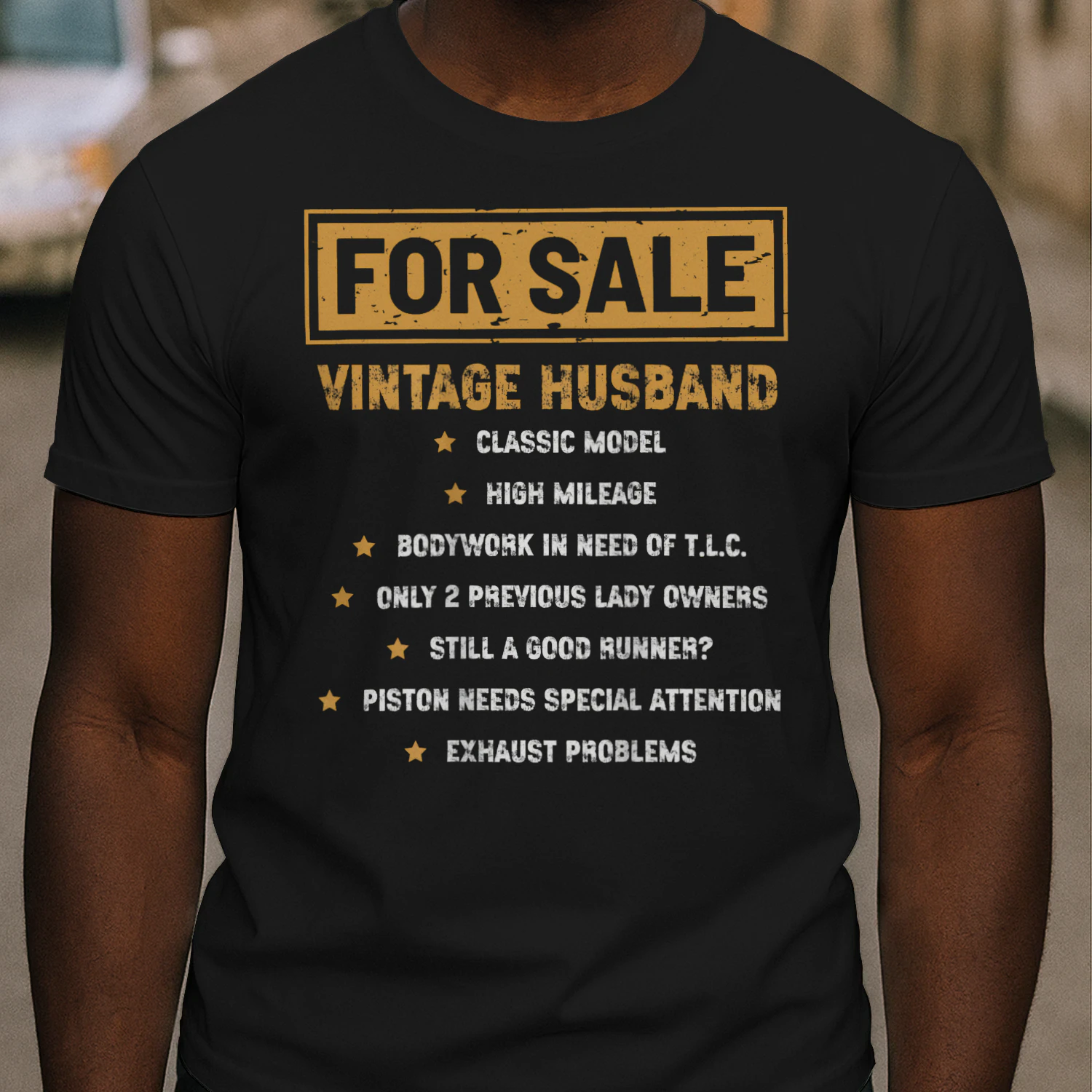 VINTAGE HUSBAND T6SHIRT l FATHER'S DAY