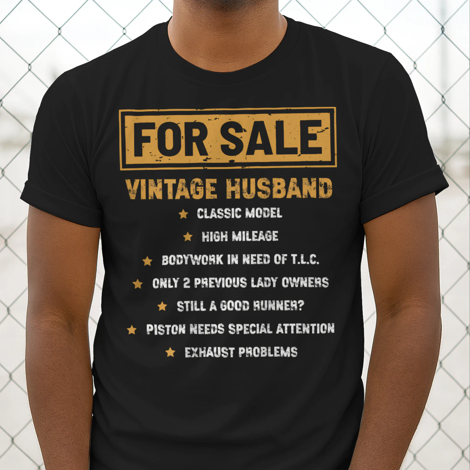 VINTAGE HUSBAND T6SHIRT l FATHER'S DAY