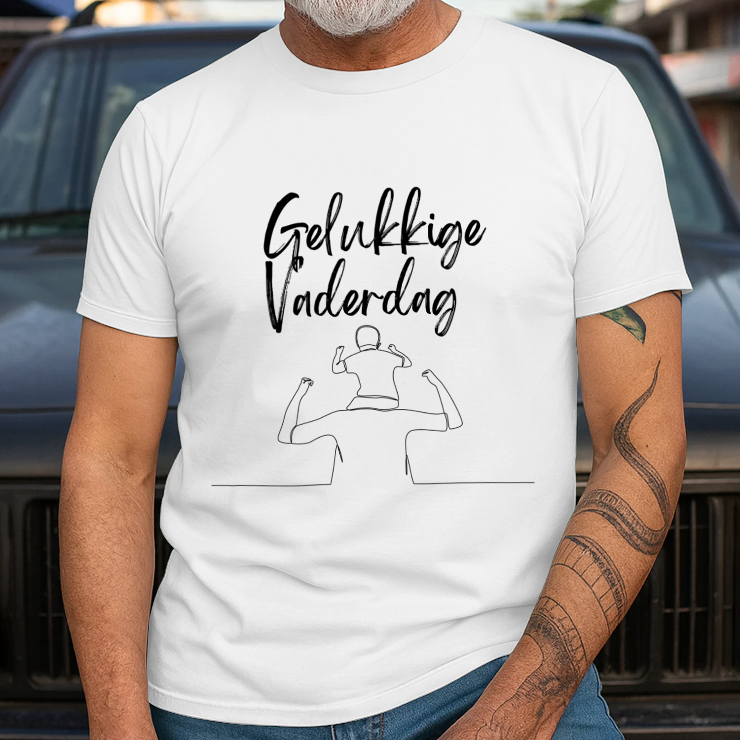 Gelukkige Vaderdag T-SHIRT FR