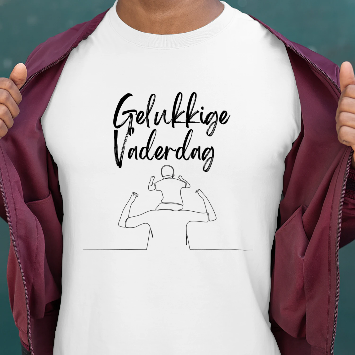 Gelukkige Vaderdag T-SHIRT FR