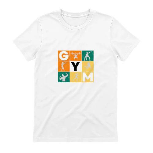Colorful Vintage Gym T-Shirt