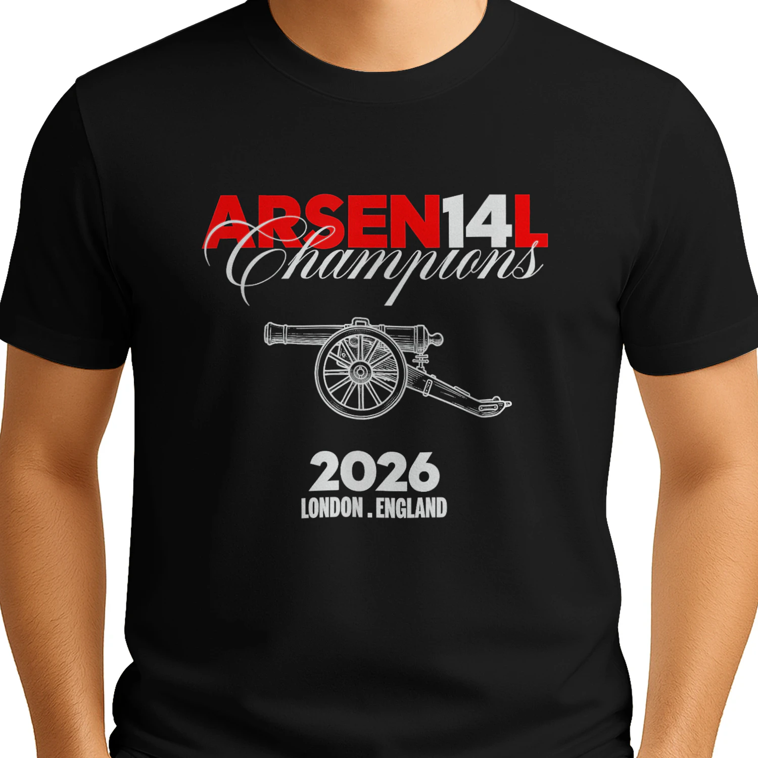 Arsenal North London Town 2026 Champions T-Shirt T-Shirt Unisex T-shirt