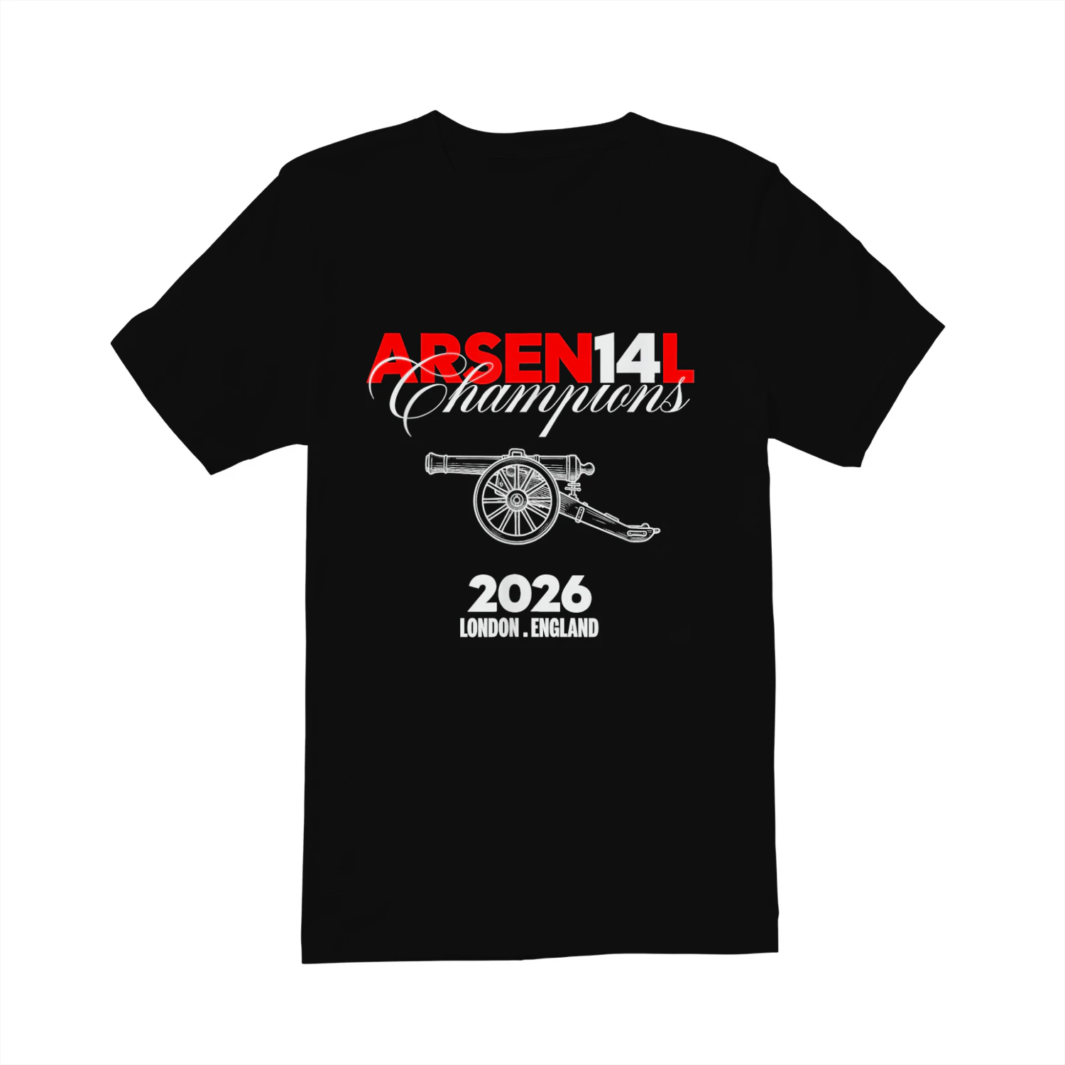 Arsenal North London Town 2026 Champions T-Shirt T-Shirt Unisex T-shirt