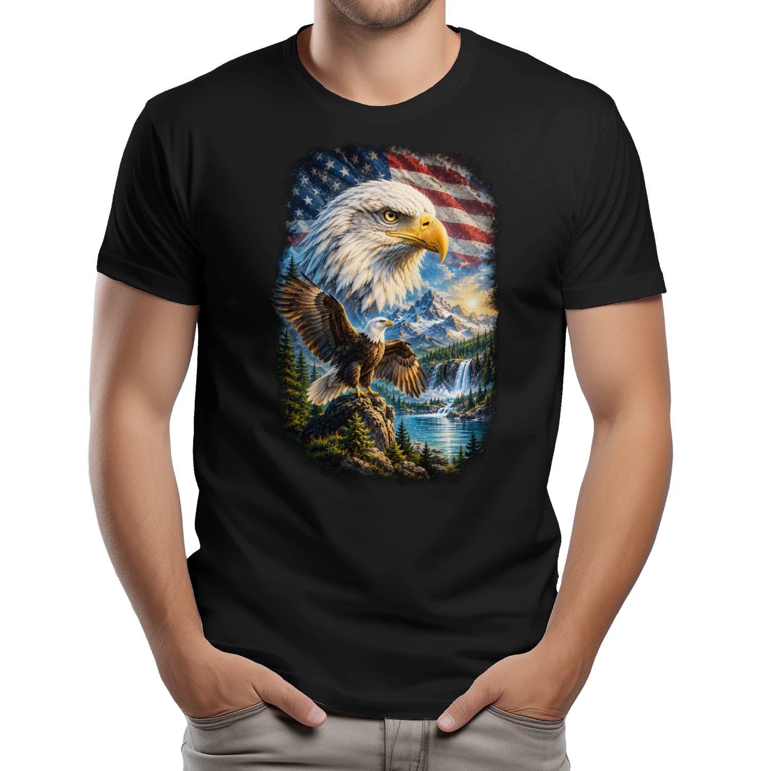American Eagle patriot T-shirt