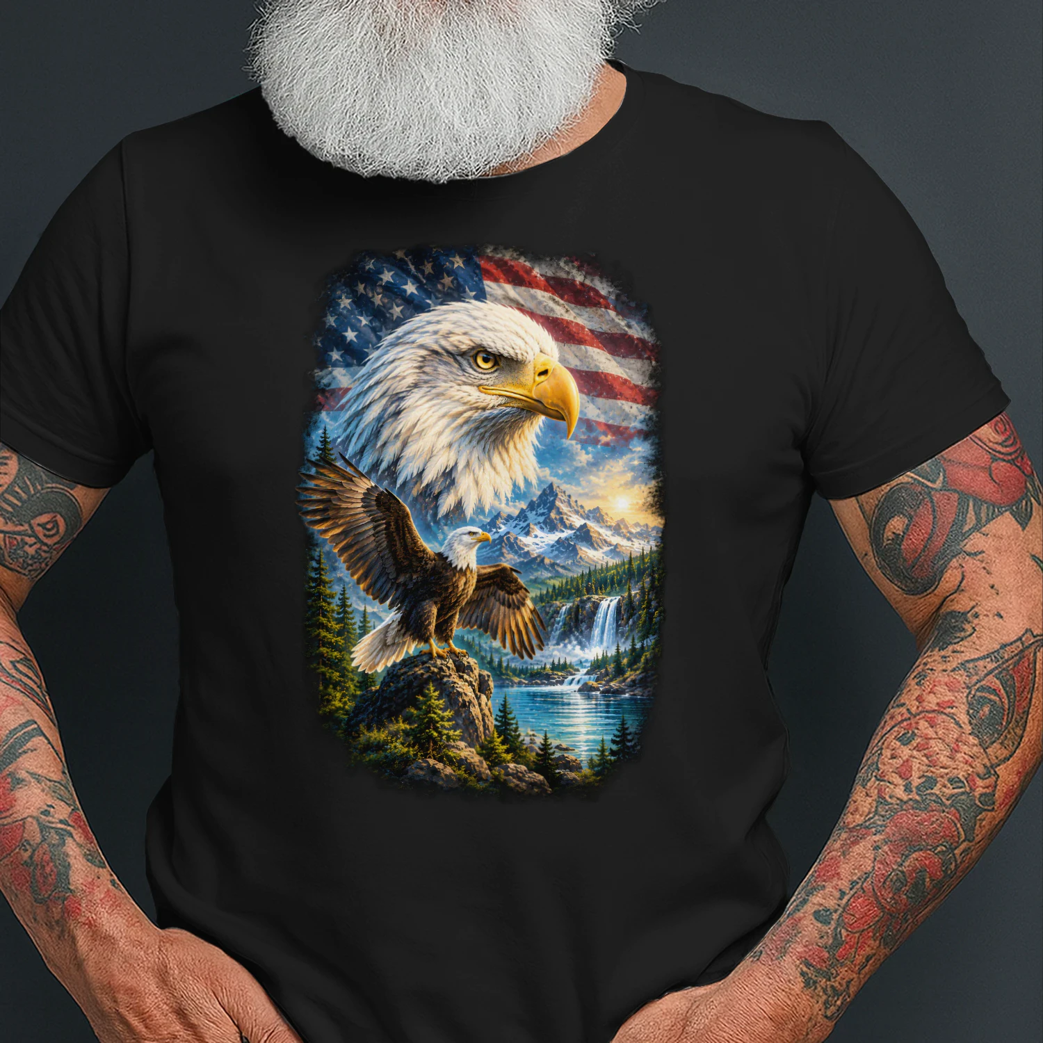 American Eagle patriot T-shirt