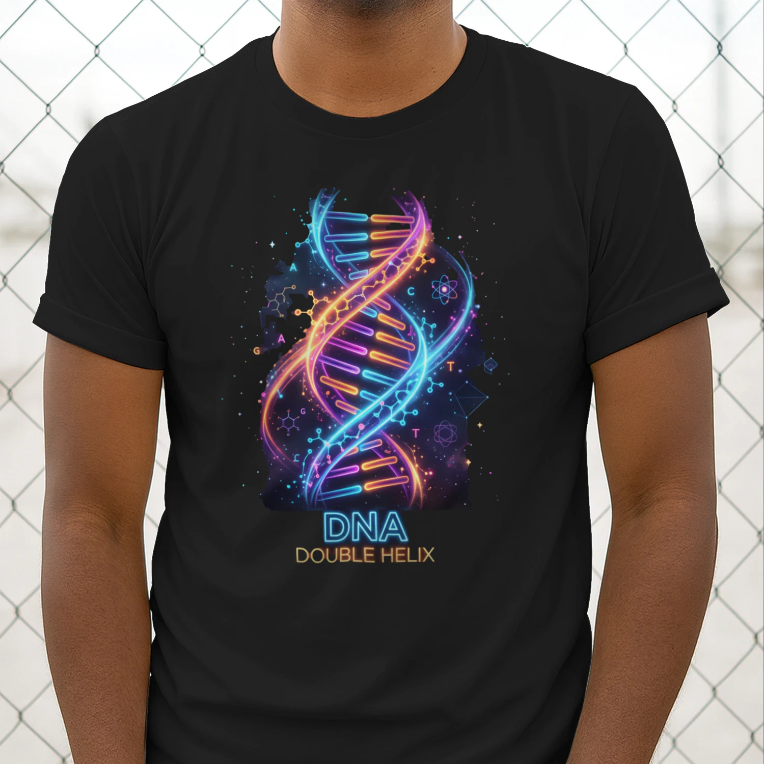 DNA Double Helix Cool Design tshirt