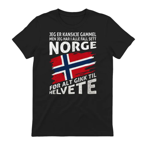NOR - JEG ER KANSKJE GAMMEL   MEN JEG HAR I DET MINSTE SETT NORGE   FØR DET GIKK TIL HELVETE