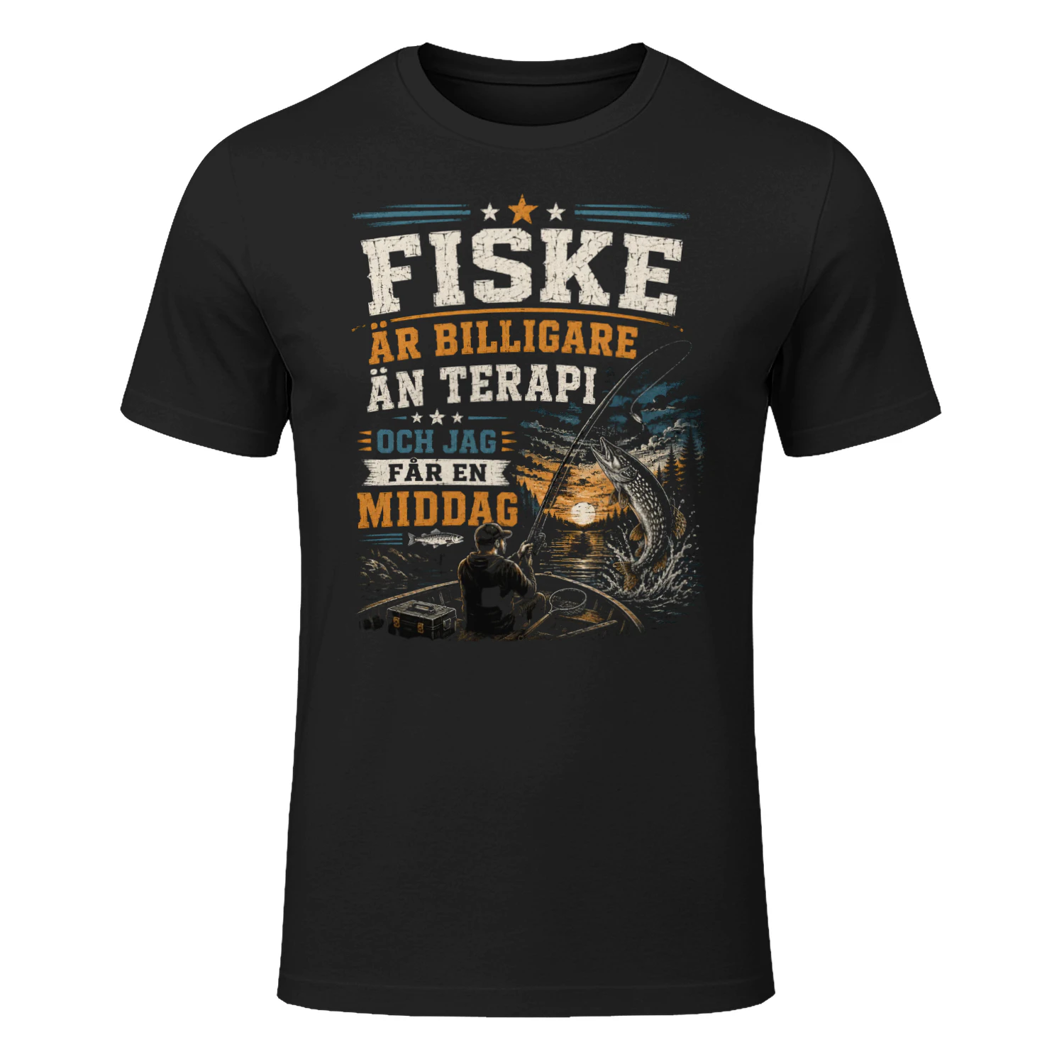 FISKE ÄR BILLIGARE ÄN TERAPI OCH JAG FÅR EN MIDDAG - 2