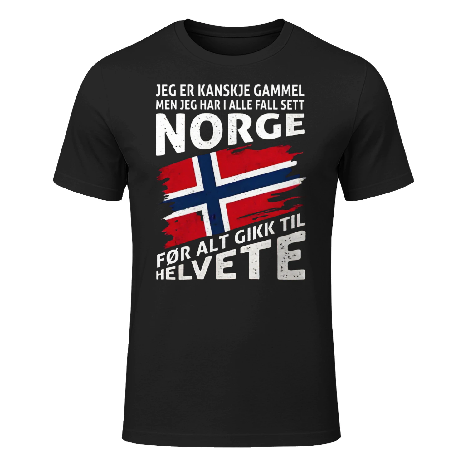 JEG ER KANSKJE GAMMEL   MEN JEG HAR I DET MINSTE SETT NORGE   FØR DET GIKK TIL HELVETE