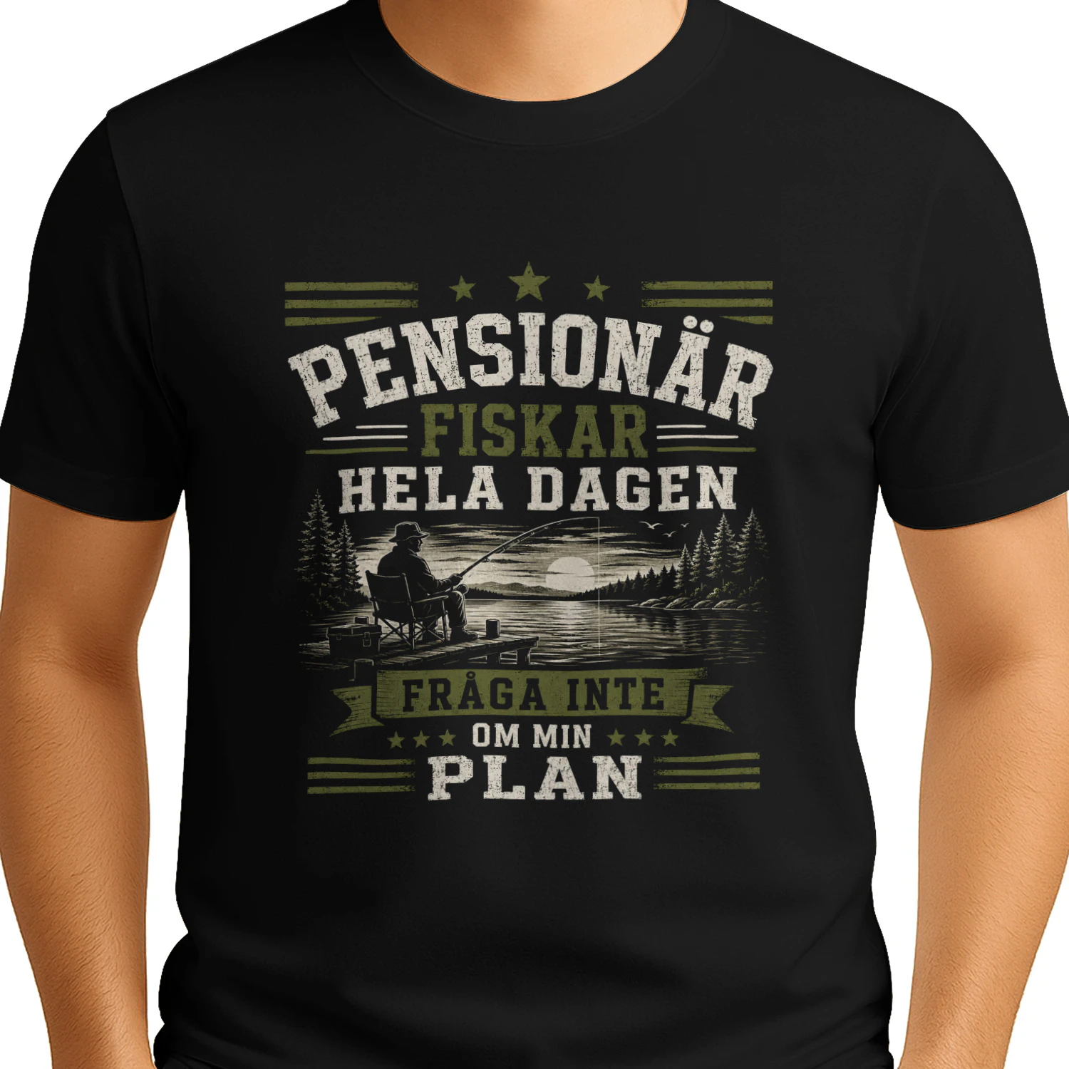 PENSIONÄR FISKAR HELA DAGEN FRÅGA INTE OM MIN PLAN