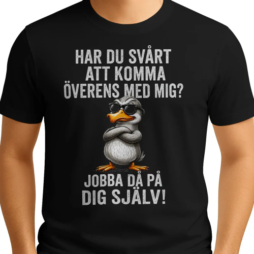 SE - HAR DU SVÅRT ATT KOMMA ÖVERENS MED MIG - JOBBA DÅ PÅ DIG SJÄLV