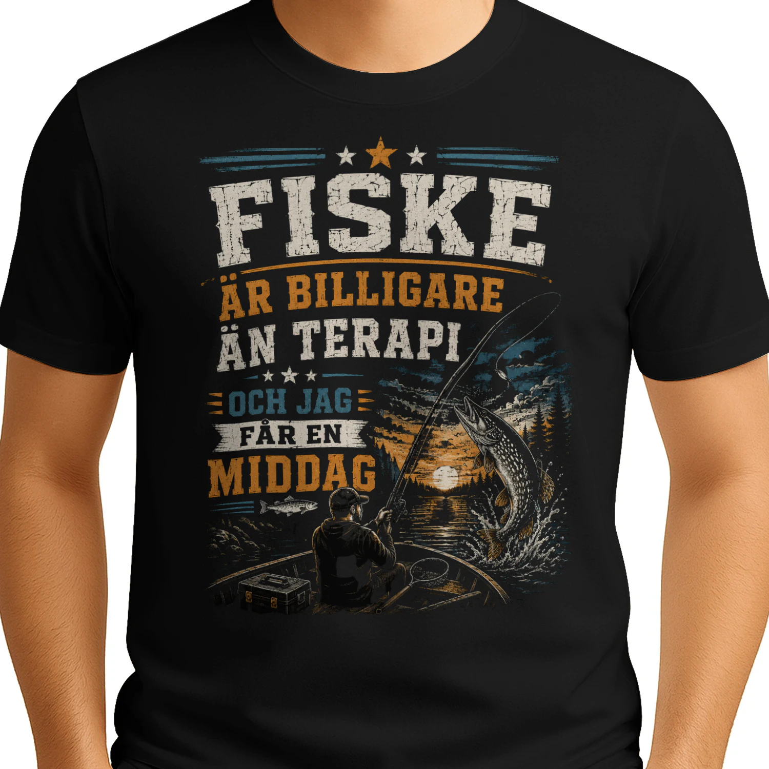 FISKE ÄR BILLIGARE ÄN TERAPI OCH JAG FÅR EN MIDDAG - 2