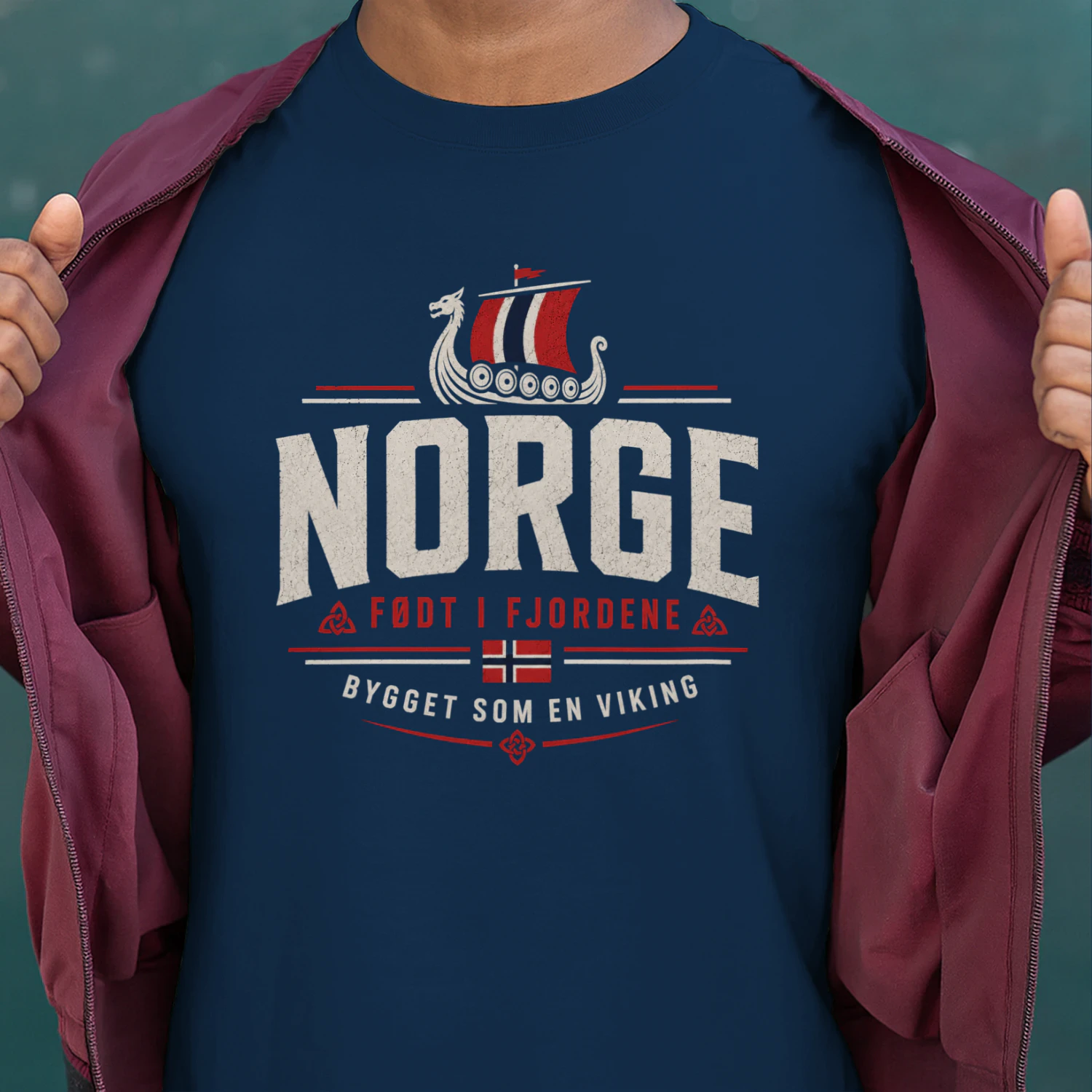 NORGE - FØDT I FJORDENE - BYGGET SOM EN VIKING