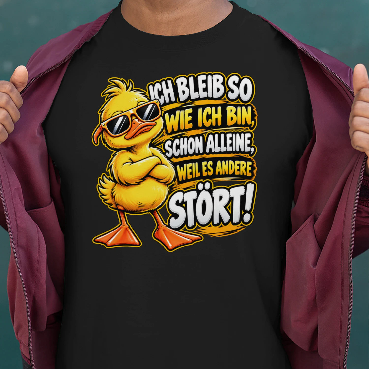 DE - ICH BLEIB SO WIE ICH BIN, SCHON ALLEINE, WEIL ES ANDERE STÖRT!