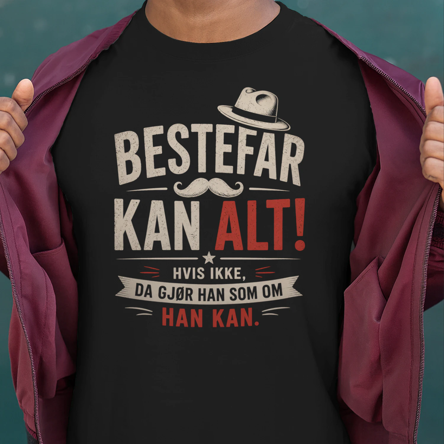 NO - BESTEFAR KAN ALT - HVIS IKKE - DA GJØR HAN SOM OM HAN KAN - RED