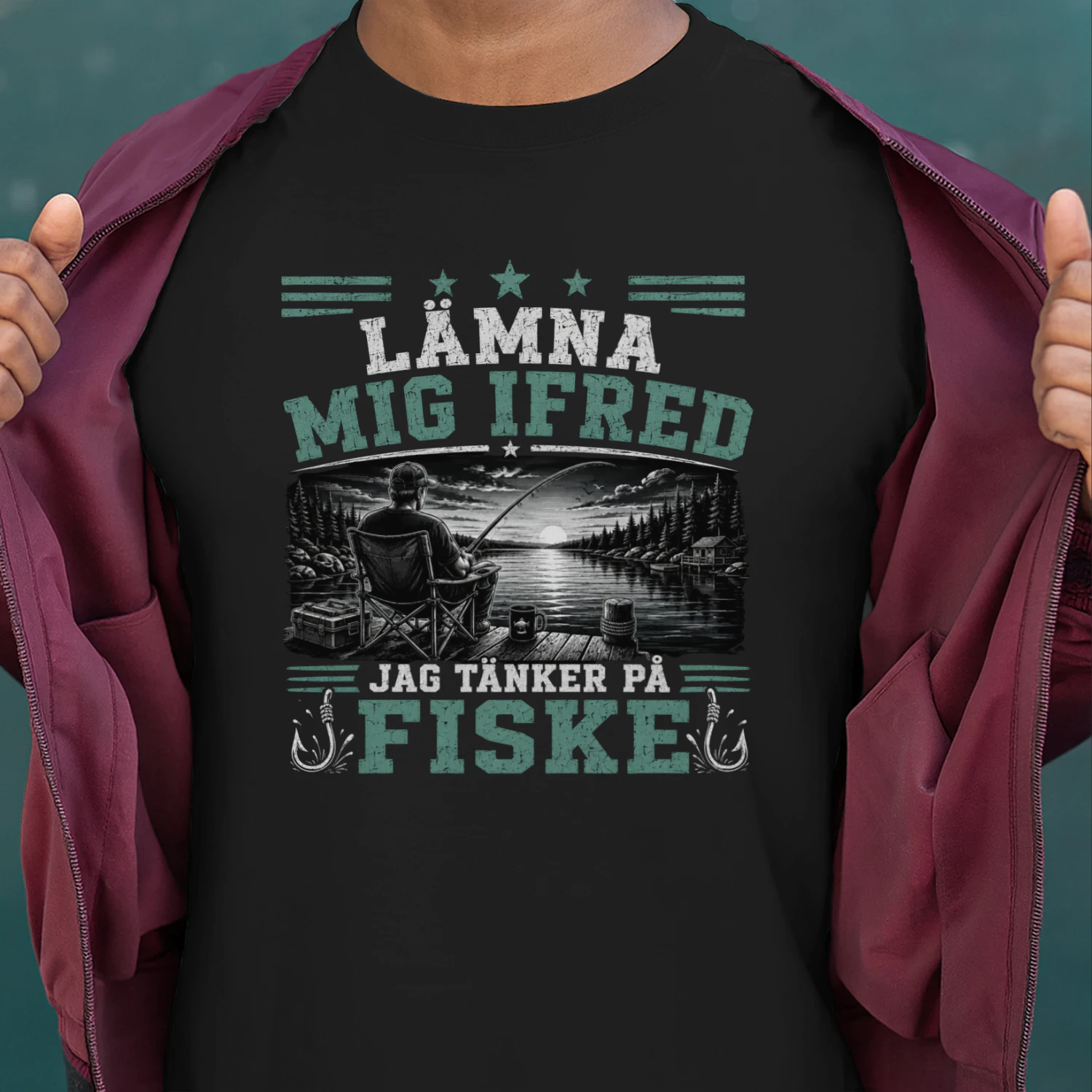 LÄMNA MIG IFRED JAG TÄNKER PÅ FISKE
