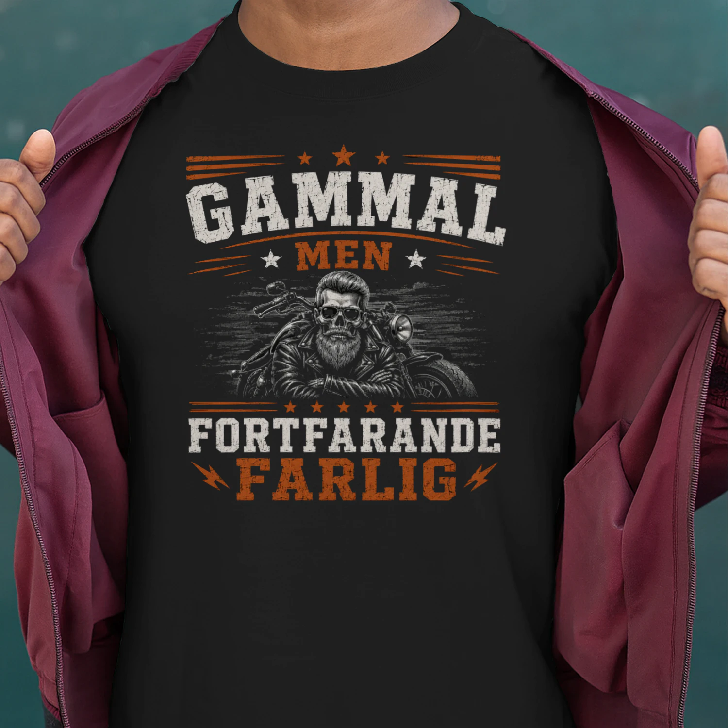 GAMMAL MEN FORTFARANDE FARLIG