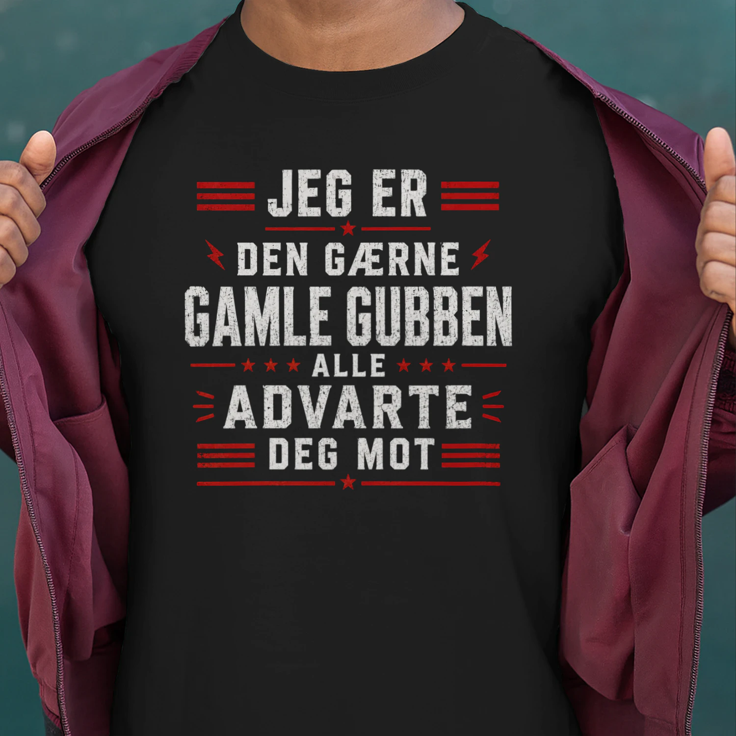 JEG ER DEN GÆRNE GAMLE GUBBEN ALLE ADVARTE DEG MOT - II