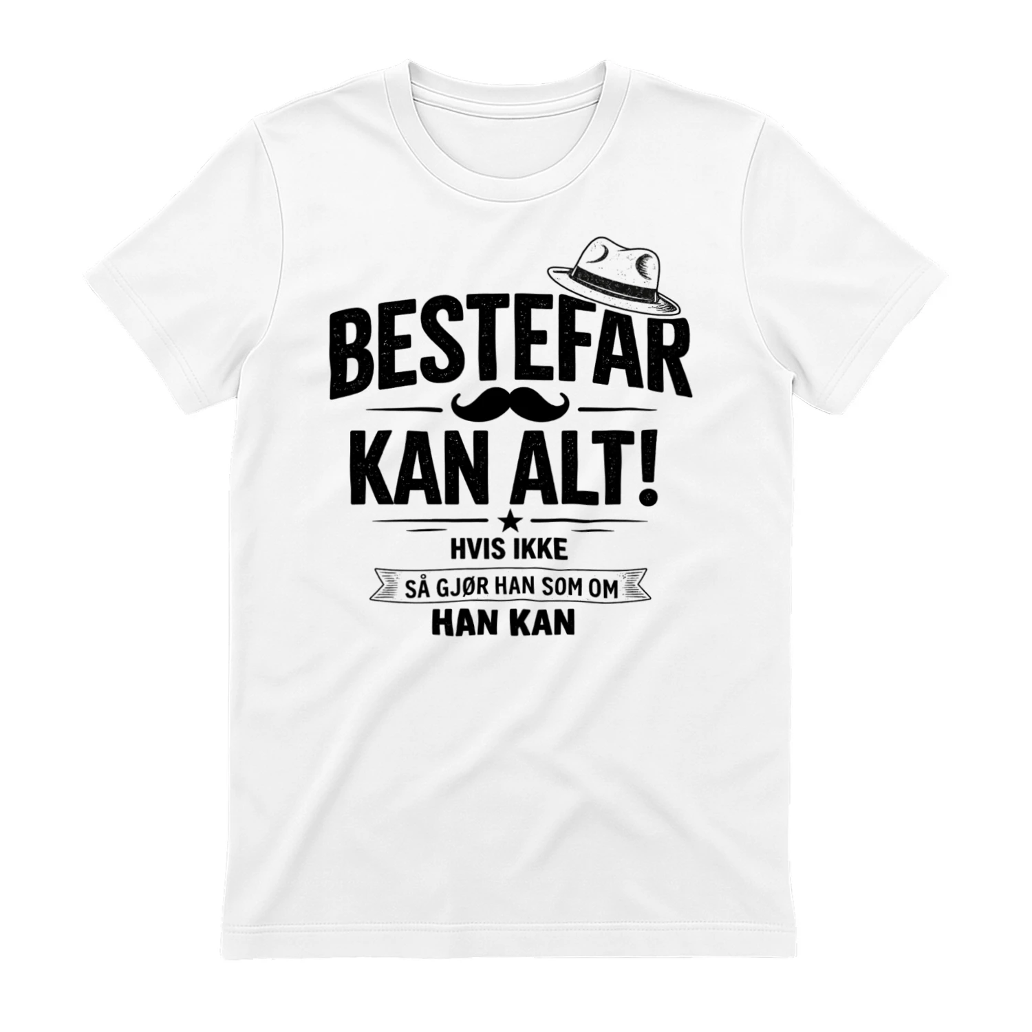 NO - BESTEFAR KAN ALT - HVIS IKKE - DA GJØR HAN SOM OM HAN KAN - WHITE