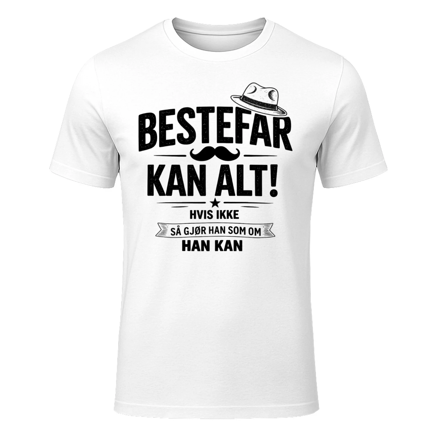 NO - BESTEFAR KAN ALT - HVIS IKKE - DA GJØR HAN SOM OM HAN KAN - WHITE