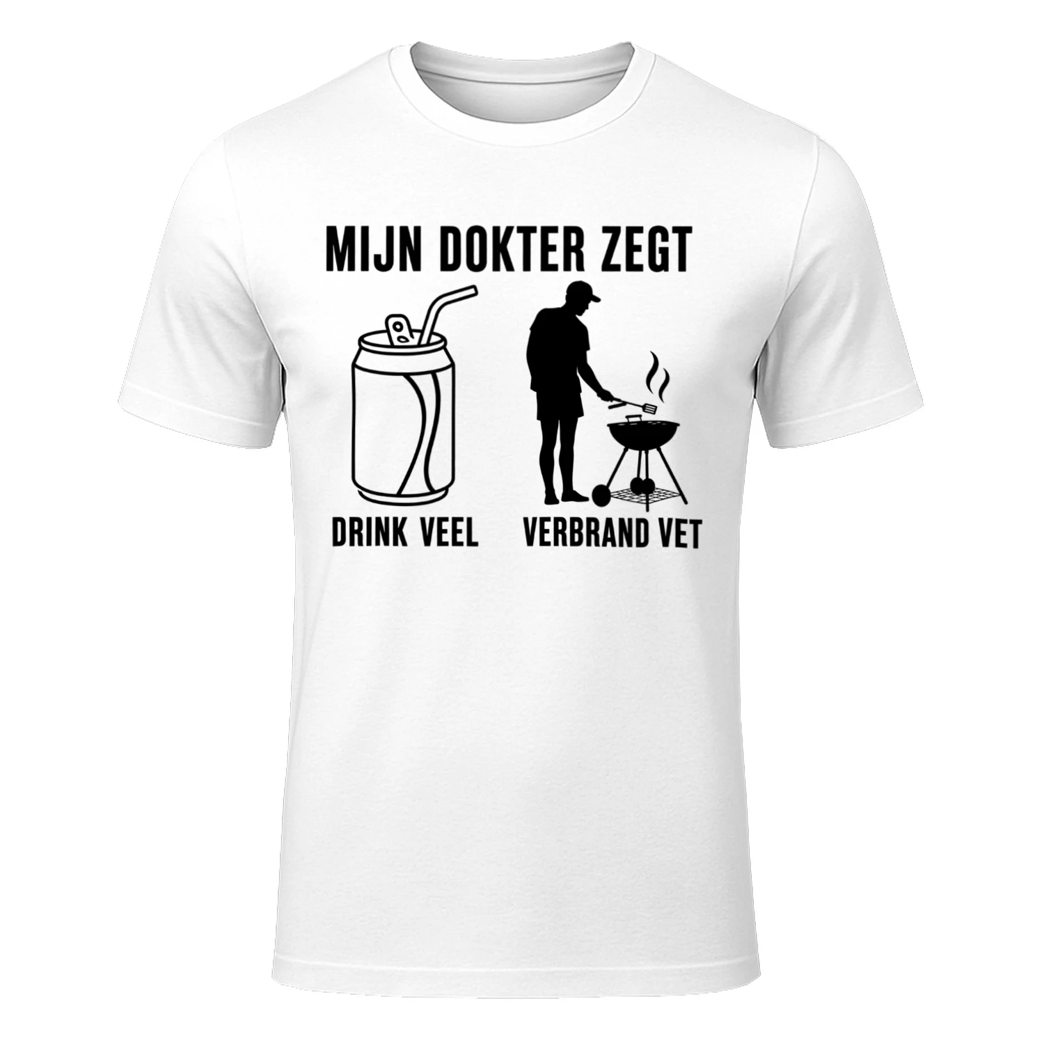 NL - MIJN DOKTER ZEGT - DRINK VEEL - VERBRAND VET - WHITE