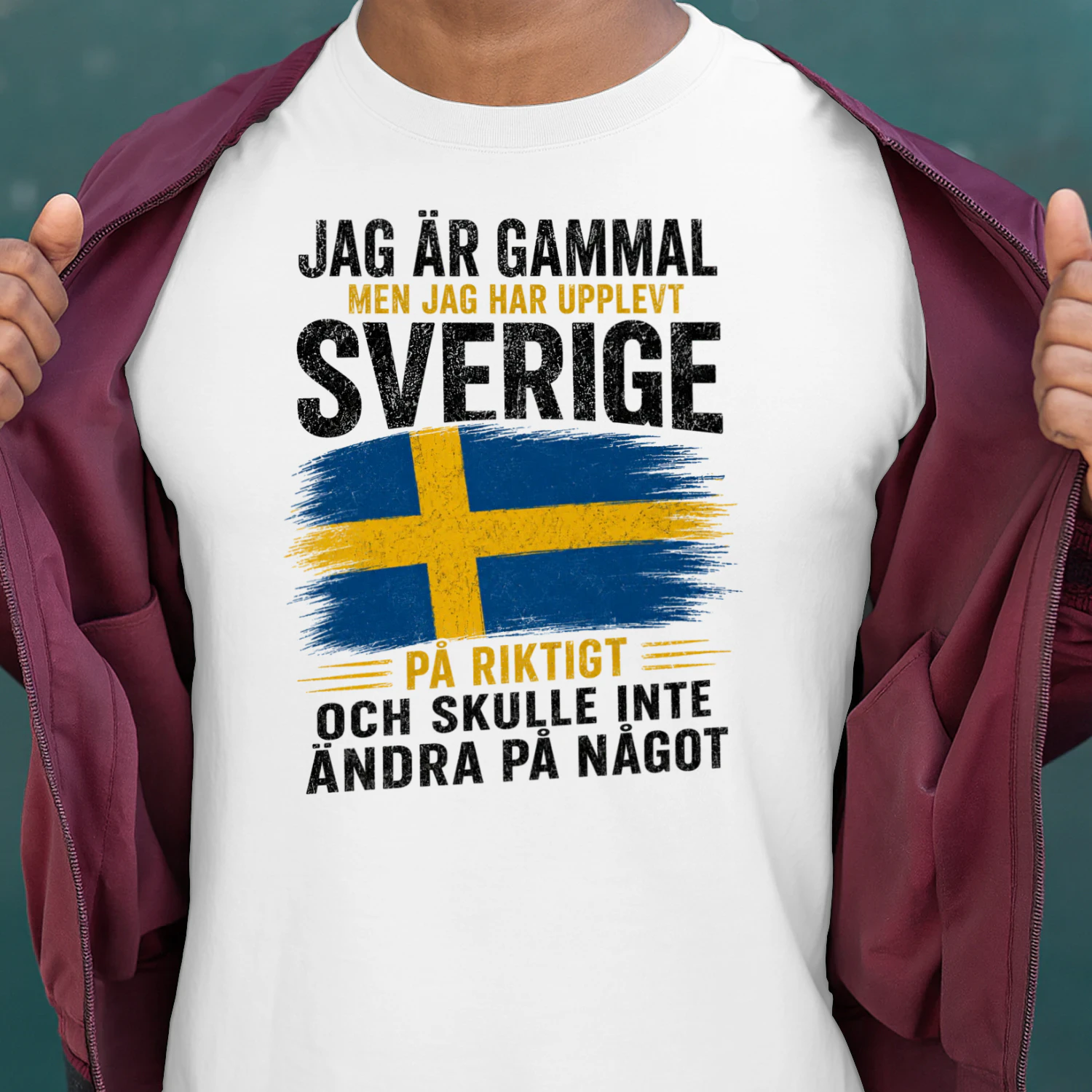 JAG ÄR GAMMAL MEN JAG HAR UPPLEVT SVERIGE PÅ RIKTIGT OCH SKULLE INTE ÄNDRA PÅ NÅGOT - WHITE
