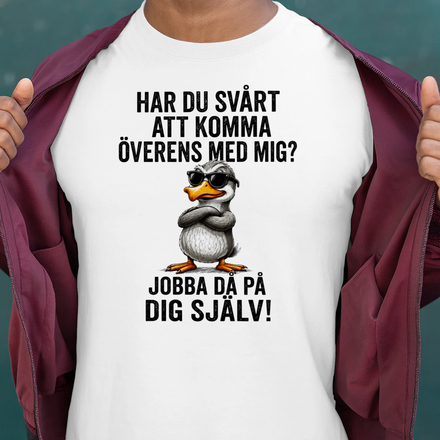 HAR DU SVÅRT ATT KOMMA ÖVERENS MED MIG - JOBBA DÅ PÅ DIG SJÄLV