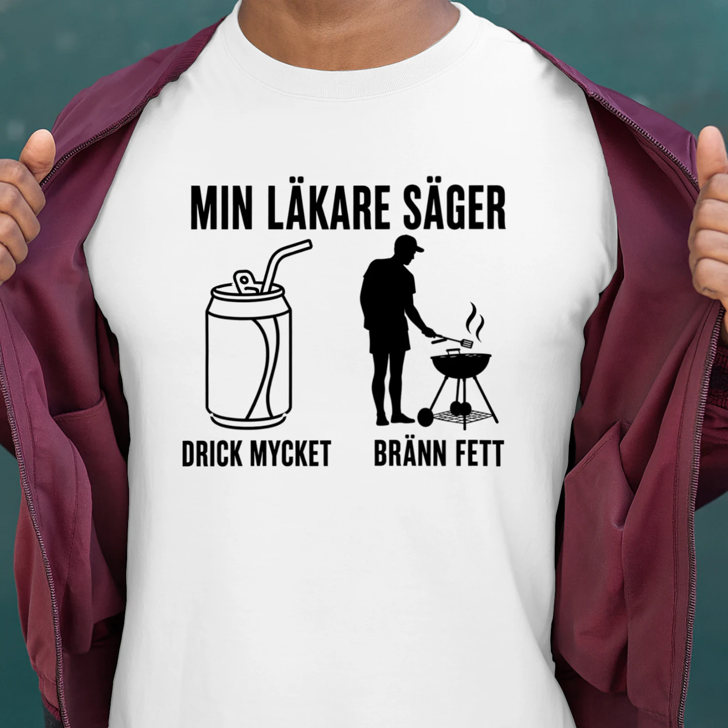 SE - MIN LÄKARE SÄGER - DRICK MYCKET - BRÄNN FETT - WHITE