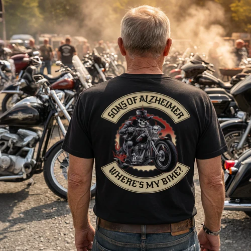 Sons of Alzheimer - Back Printed - Where's my Bike