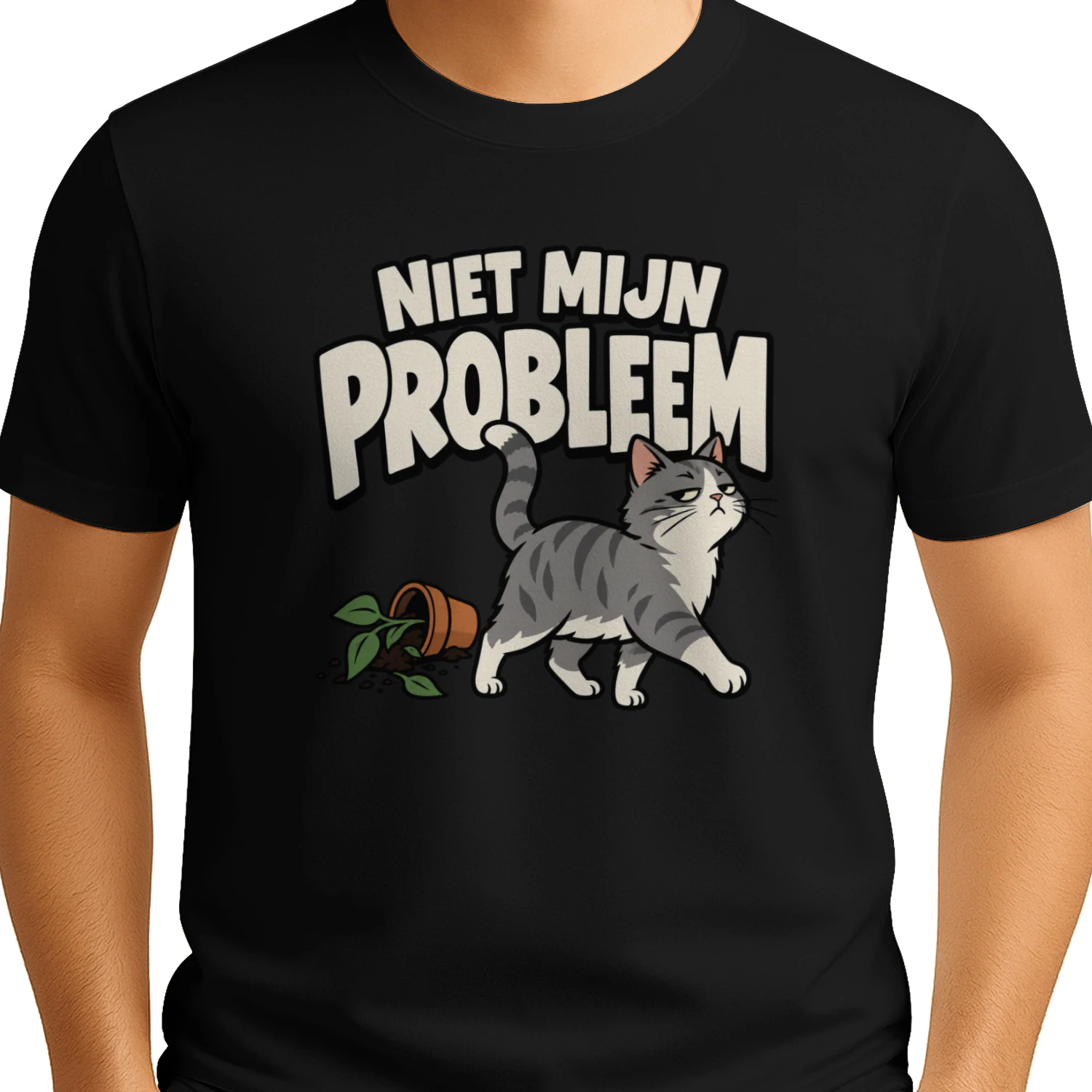 Niet Mijn Probleem Prenium T-shirt