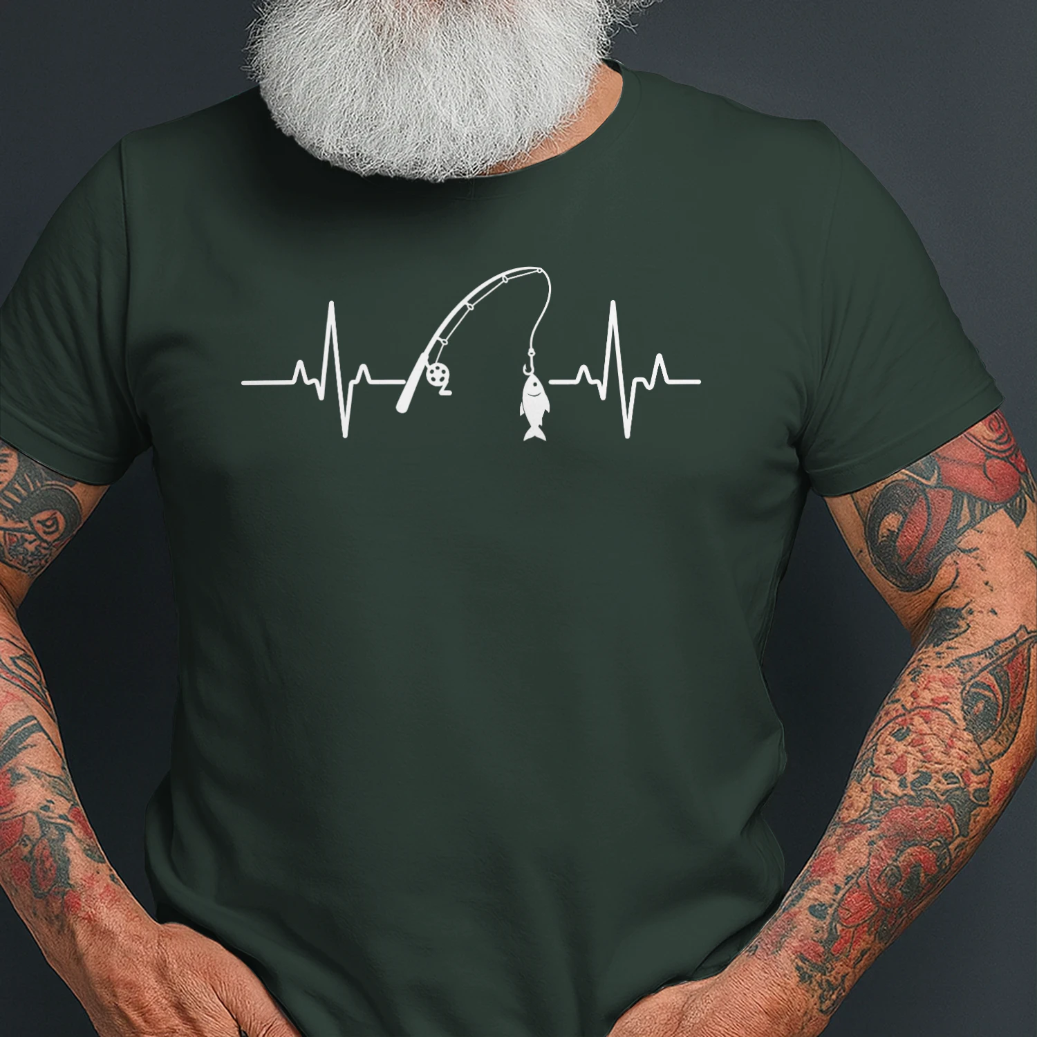 Fishing Heartbeat Rod ECG Line