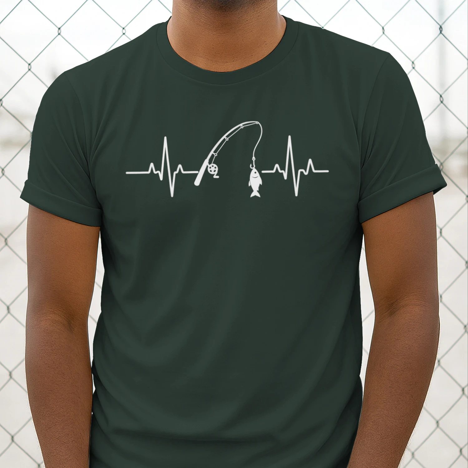 Fishing Heartbeat Rod ECG Line
