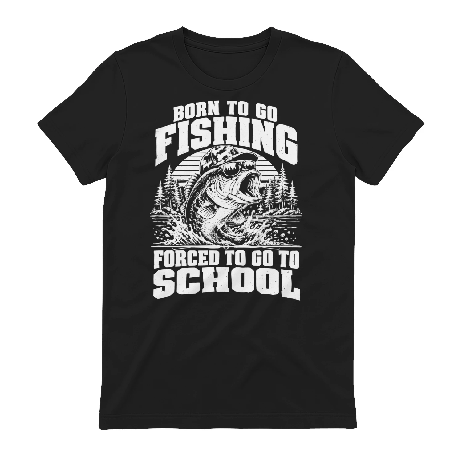 Born to Go Fishing Funny Fisherman T-Shirt