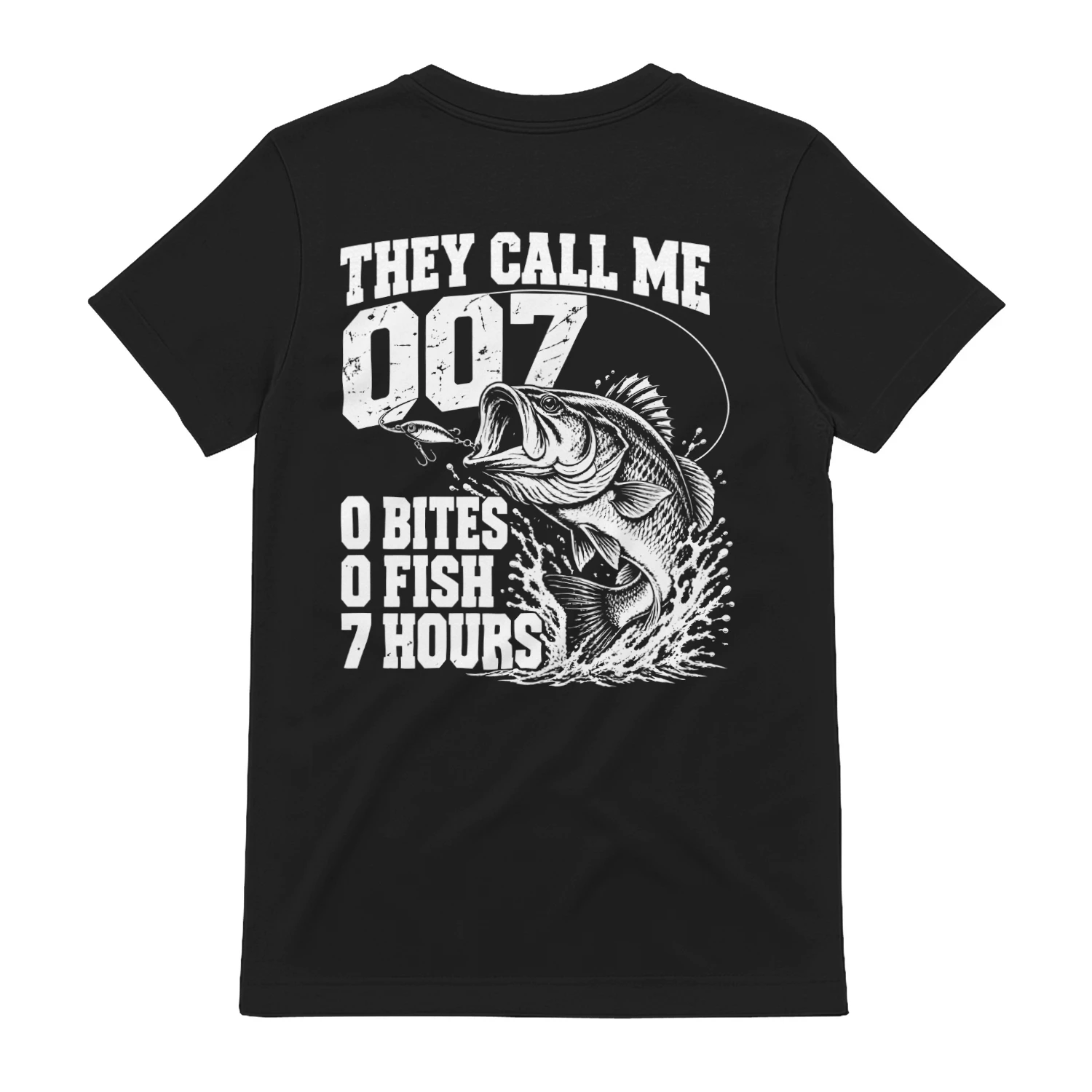 They Call Me 007 Funny Bass Fishing T-Shirt
