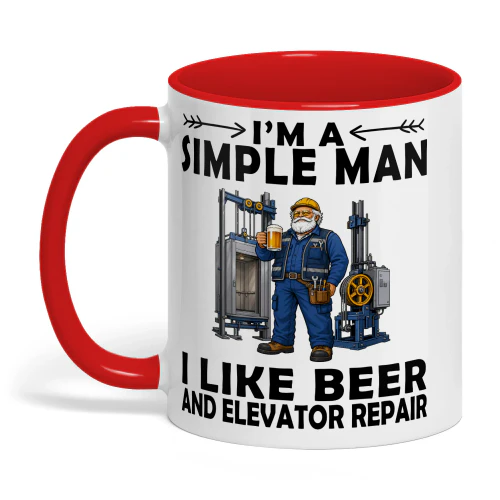 Elevator-Mechanic-simple-man-mug