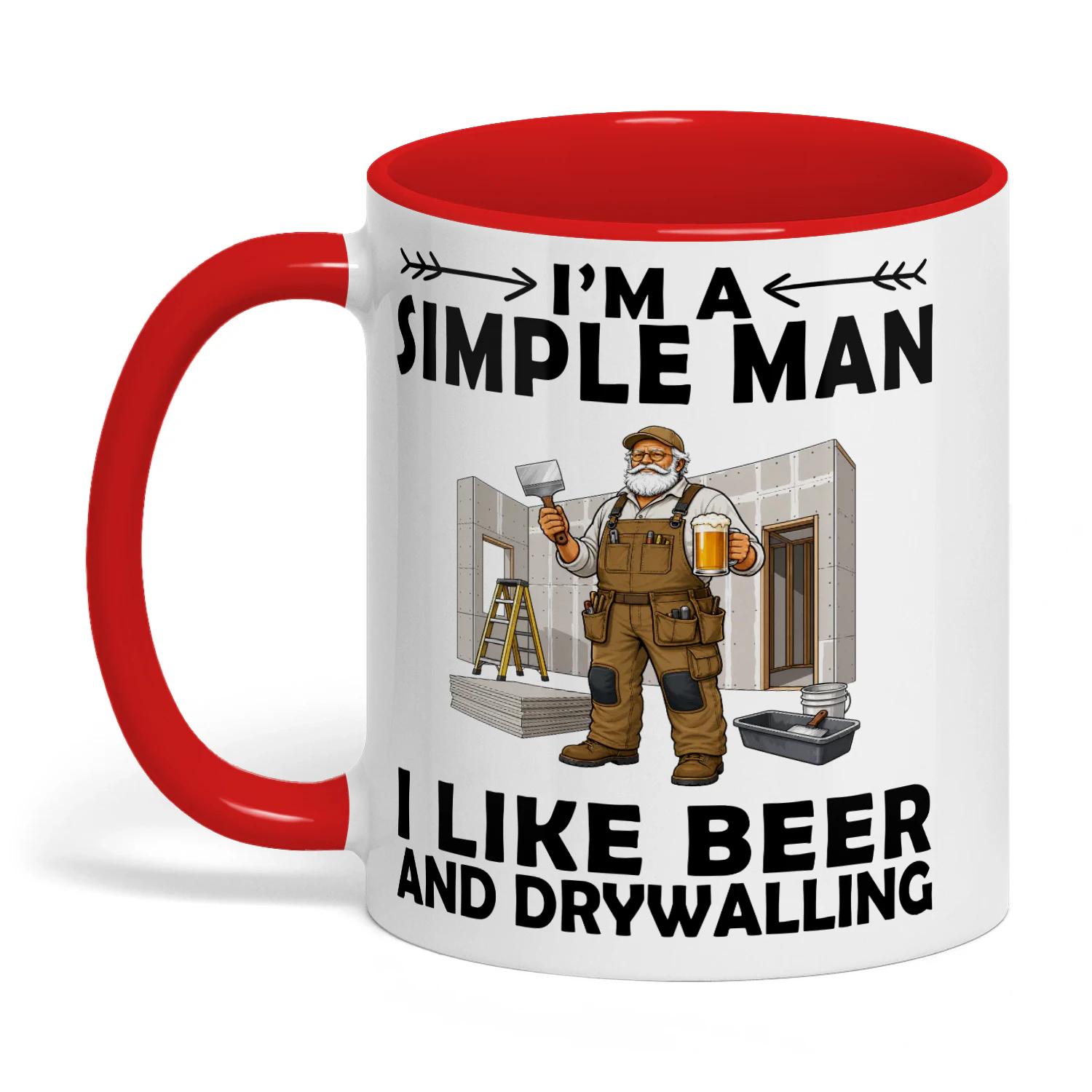 Drywaller-simple-man-mug