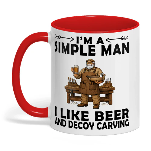 Decoy-Carving-simple-man-mug