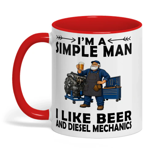 Diesel-Mechanic-simple-man-mug