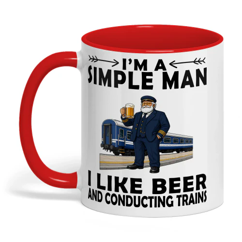 Conductor-simple-man-mug