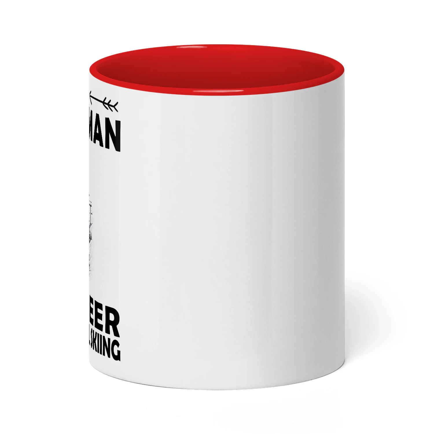Downhill-Skiing-simple-man-mug