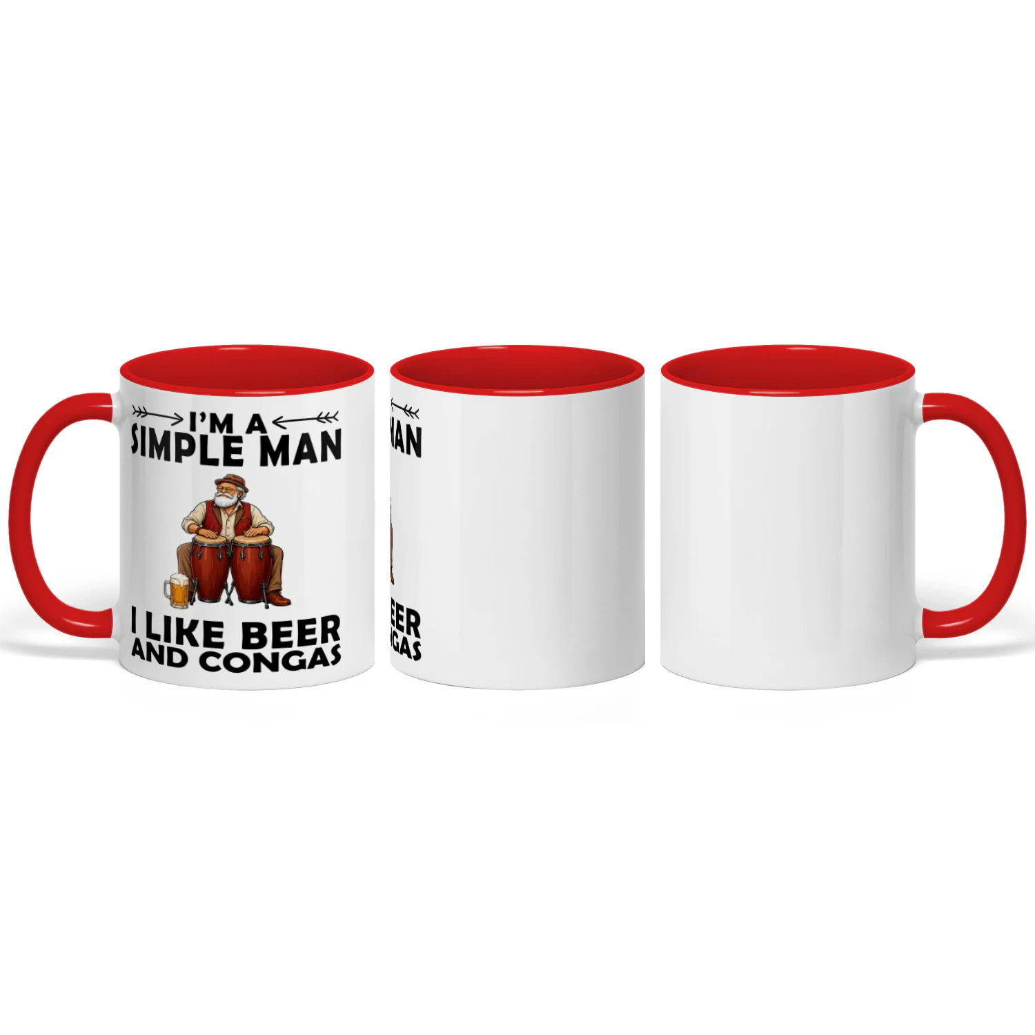 Congas-simple-man-mug
