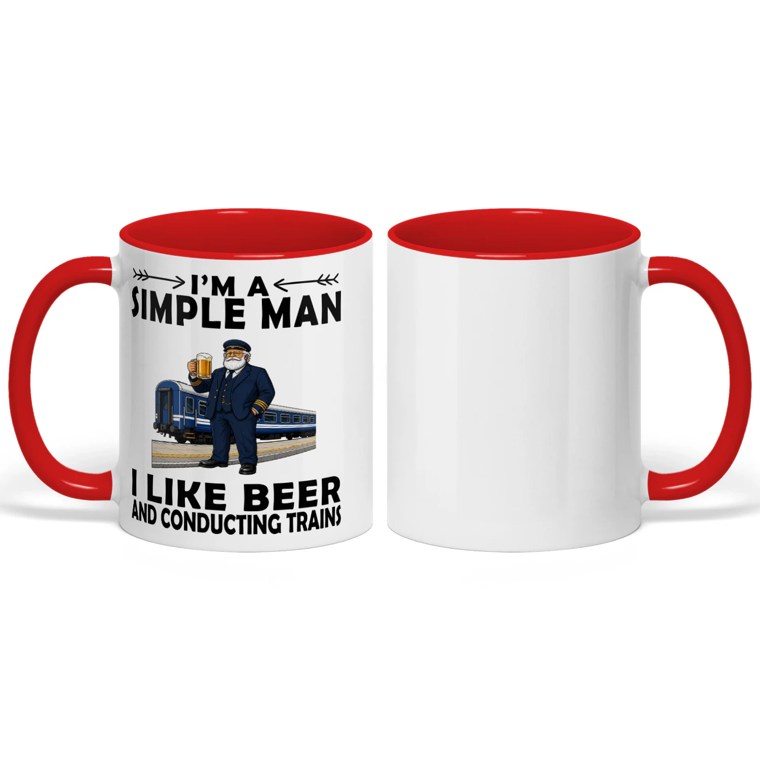 Conductor-simple-man-mug