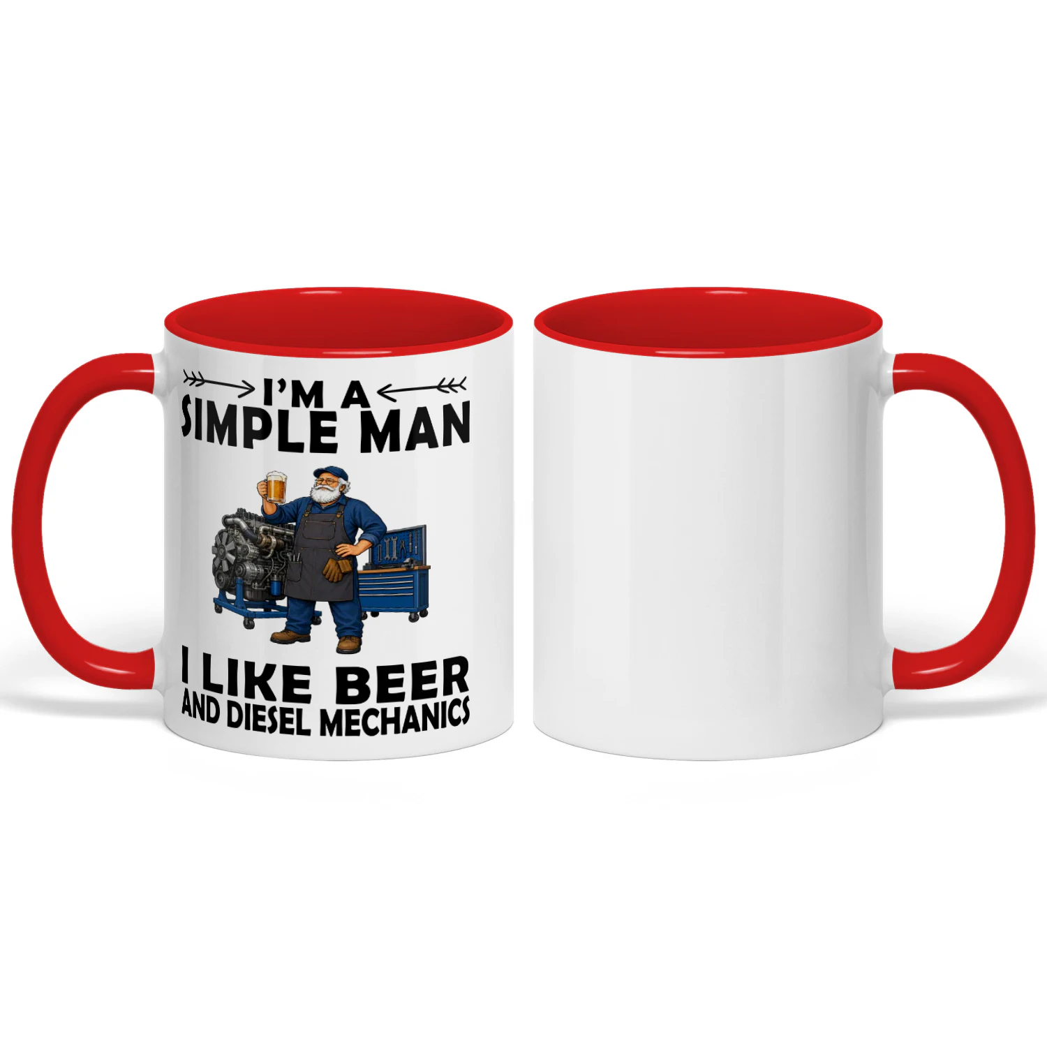 Diesel-Mechanic-simple-man-mug