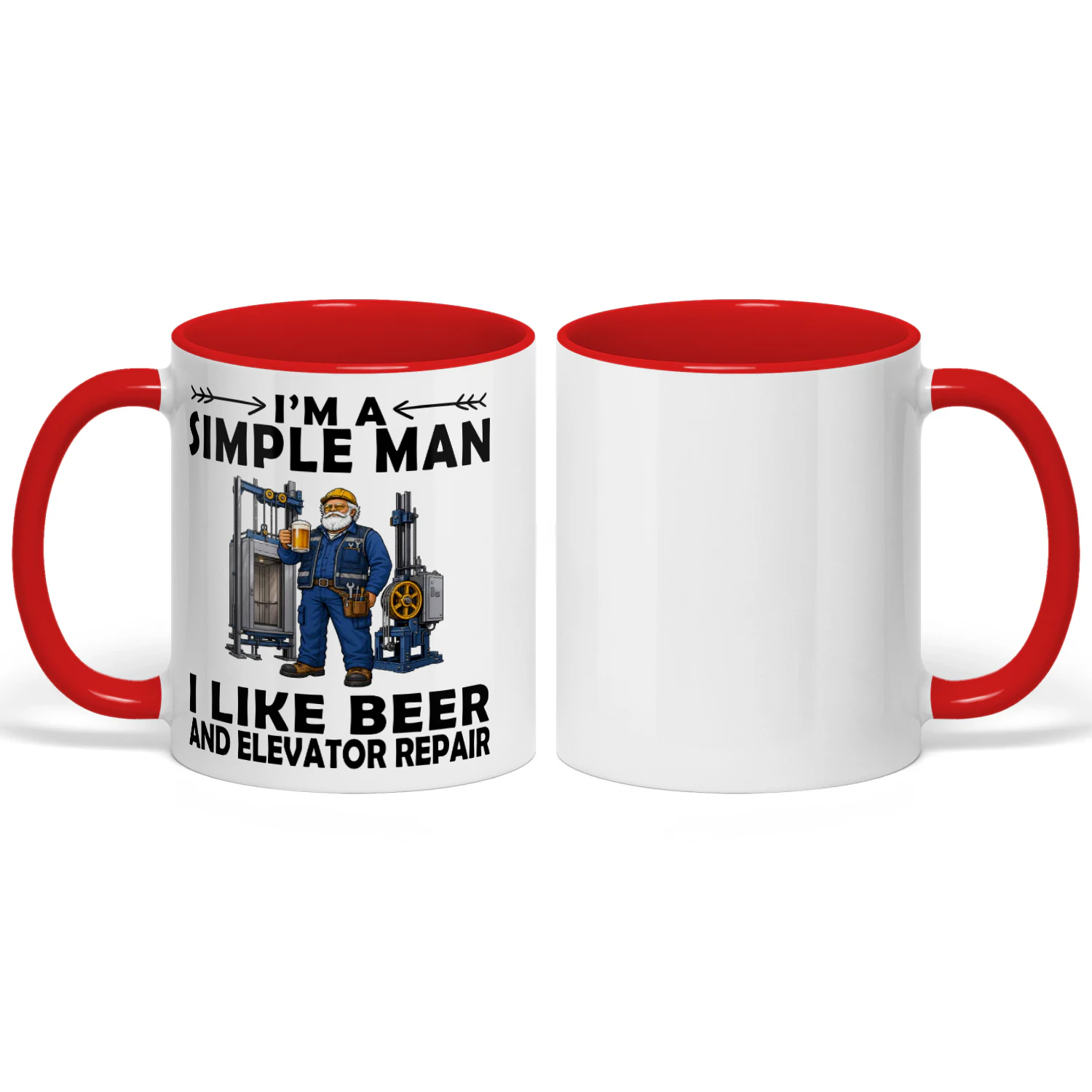 Elevator-Mechanic-simple-man-mug