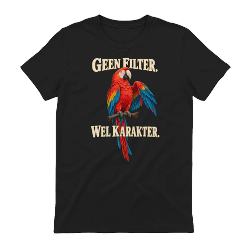 GEEN FILTER. WEL KARAKTER.