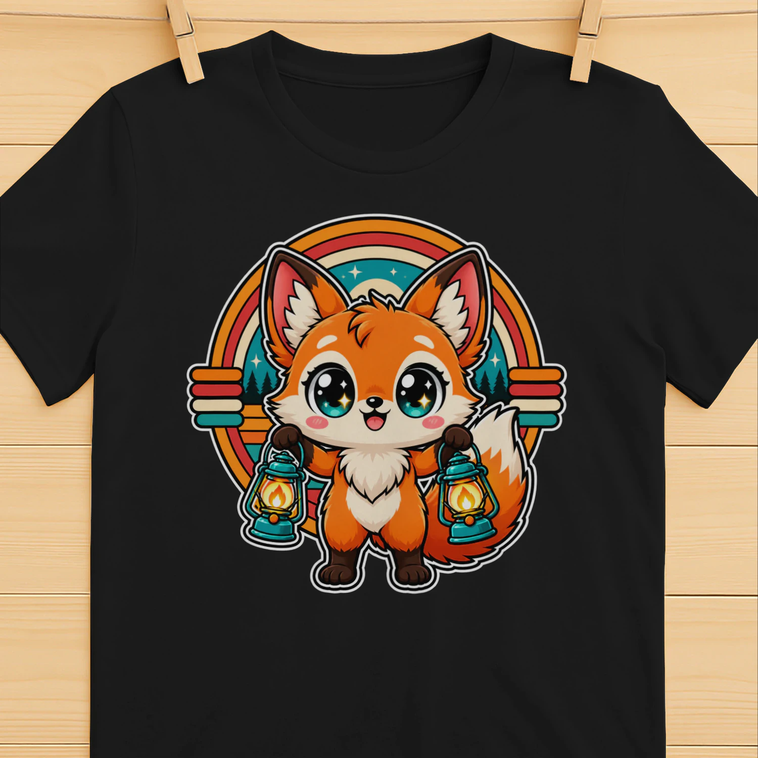Camping Fox Lanterns