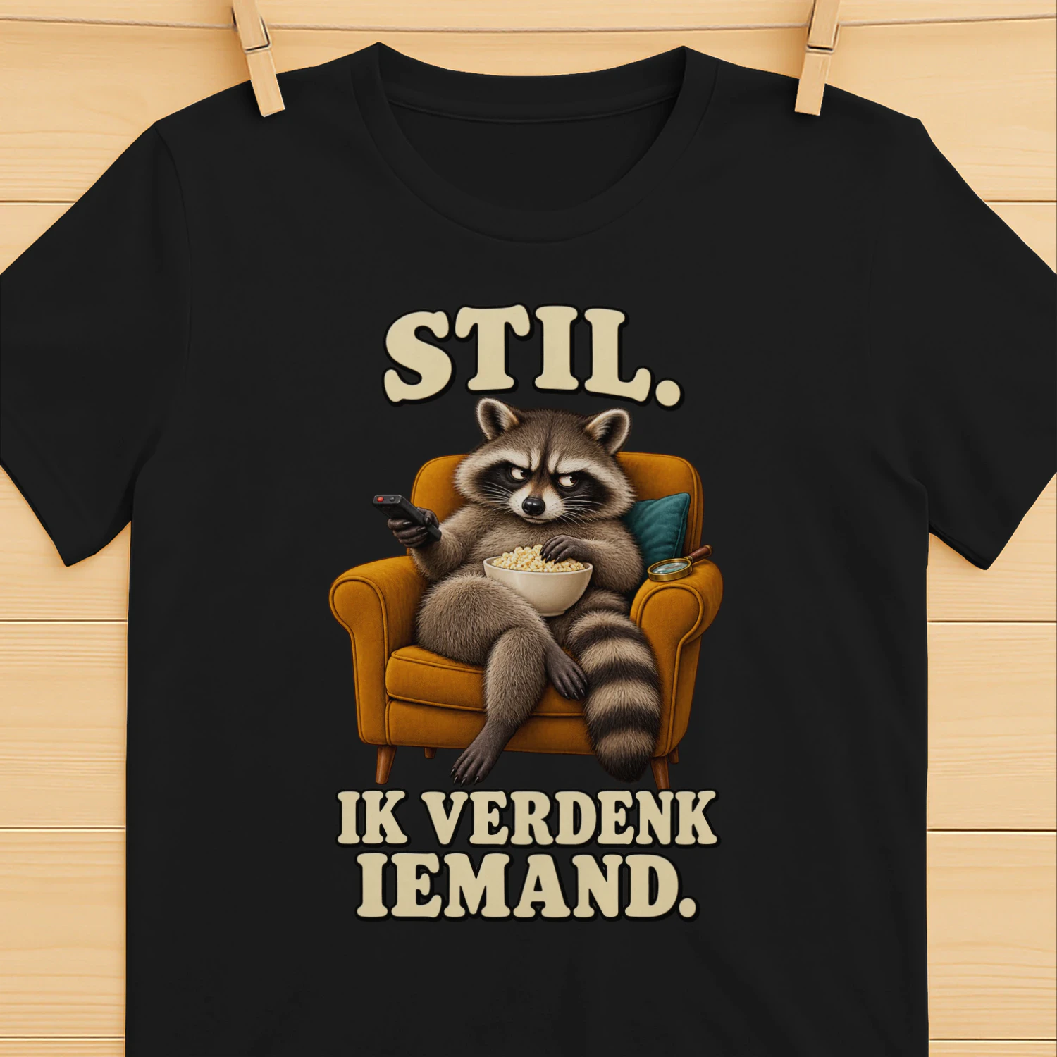 STIL. IK VERDENK IEMAND.