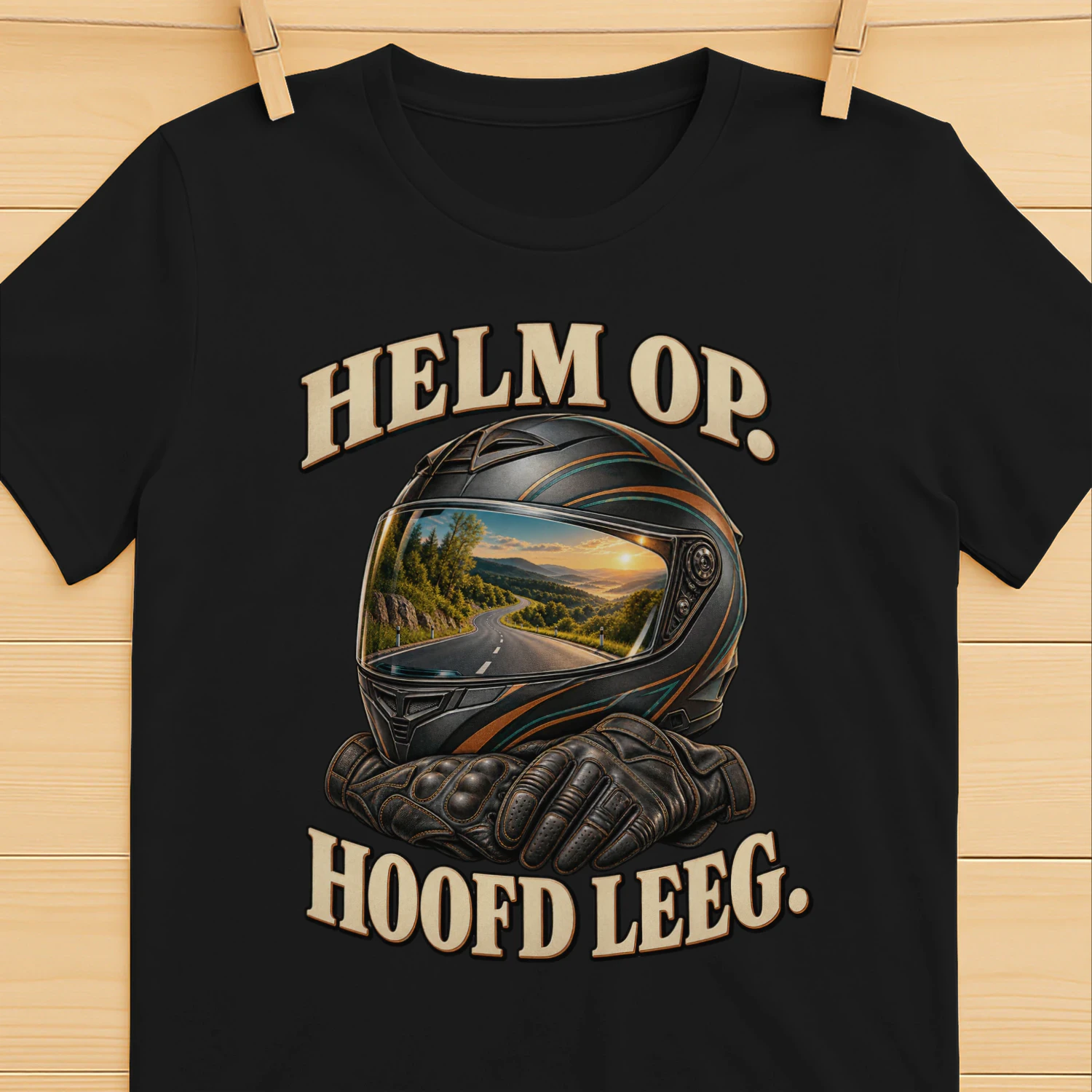 HELM OP. HOOFD LEEG.